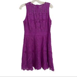 adelyn rae purple lace dress size Medium